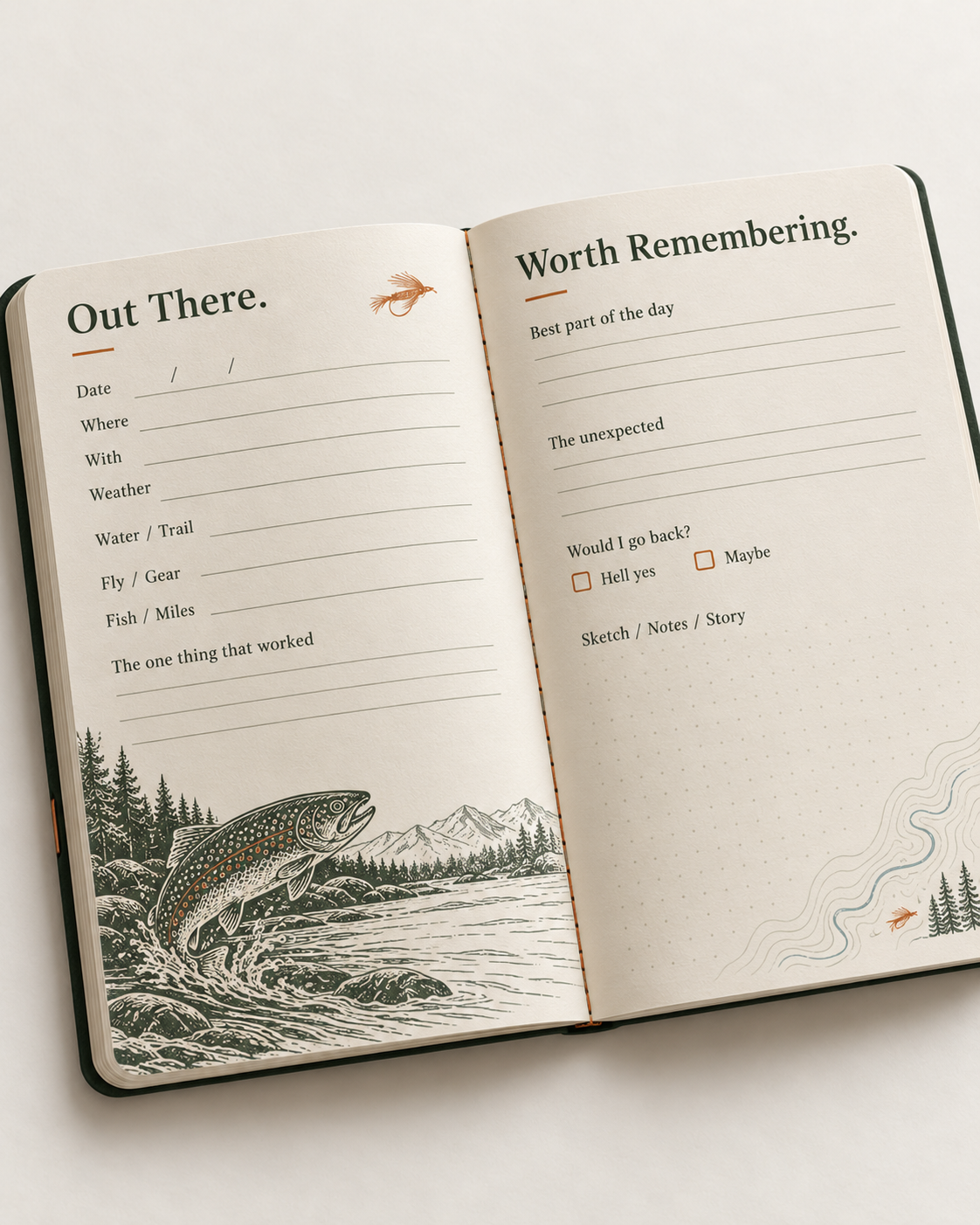 The Wild Days | Pocket Fly Fishing Field Journal