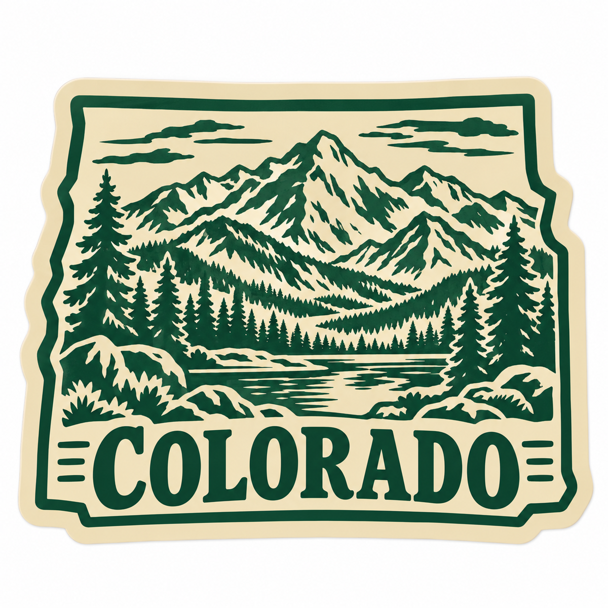 50 States Adventure Stickers | Vintage State Vinyl Decals
