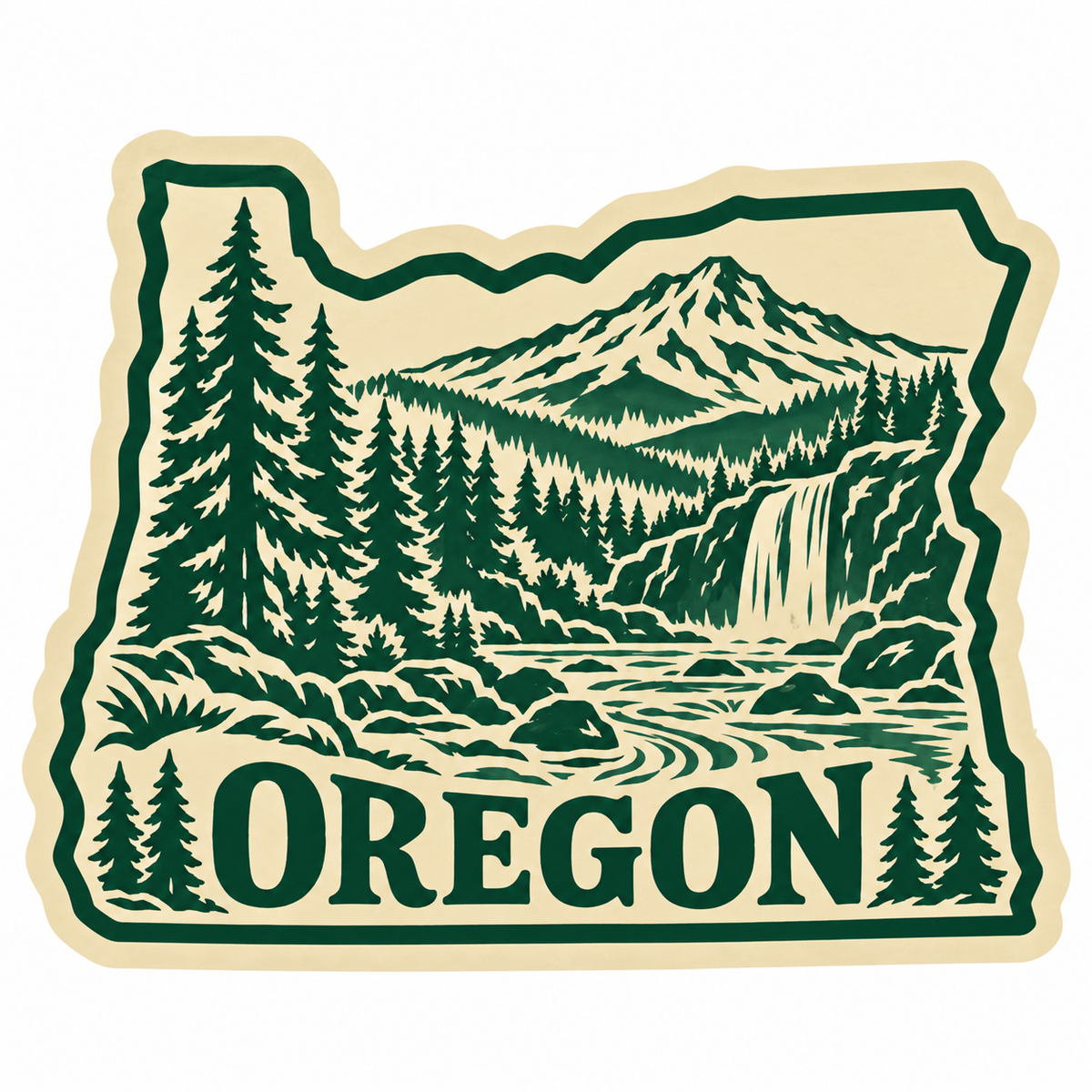 50 States Adventure Stickers | Vintage State Vinyl Decals