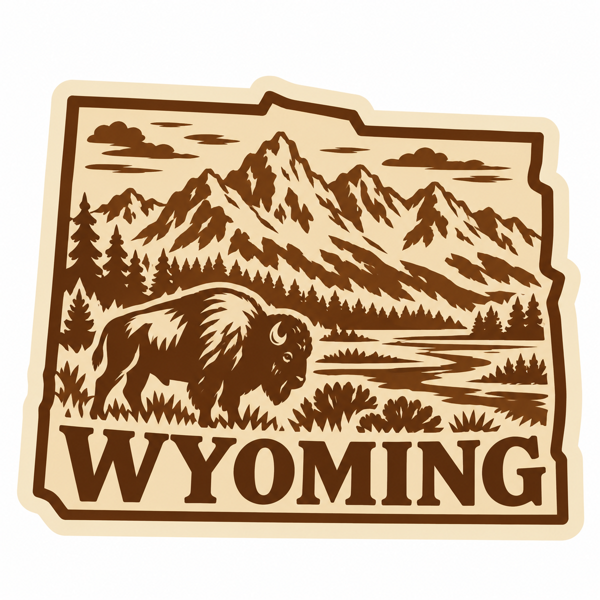50 States Adventure Stickers | Vintage State Vinyl Decals